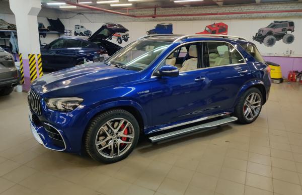 Электрические выдвижные пороги Mercedes-Benz GLE W167 в стиле Maybach 2019-2024