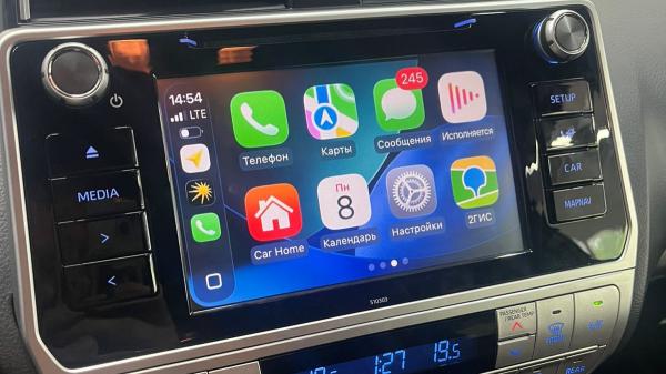 Модуль CarPlay/Android Auto для Toyota Land Cruiser Prado 150